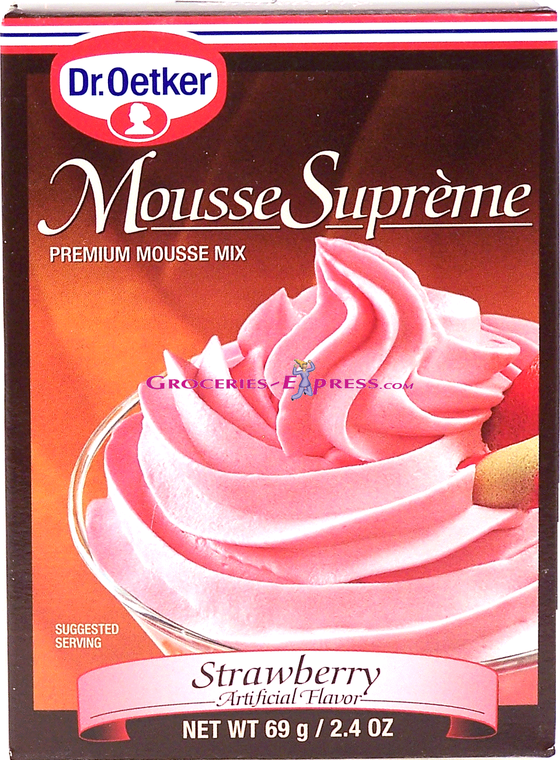 Dr. Oetker Mousse Supreme strawberry flavor premium mousse mix Full-Size Picture
